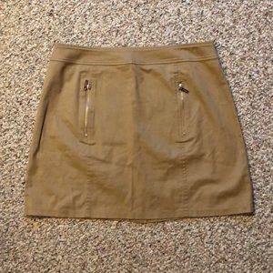 GUESS Tan Mini Skirt with Pockets